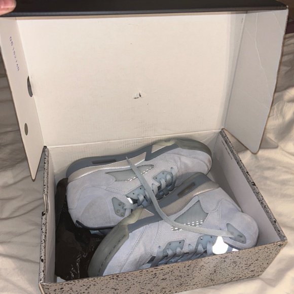 Women's Jordan 5 Retro Bluebird Ice/Blue Graphite - Picture 8 of 8